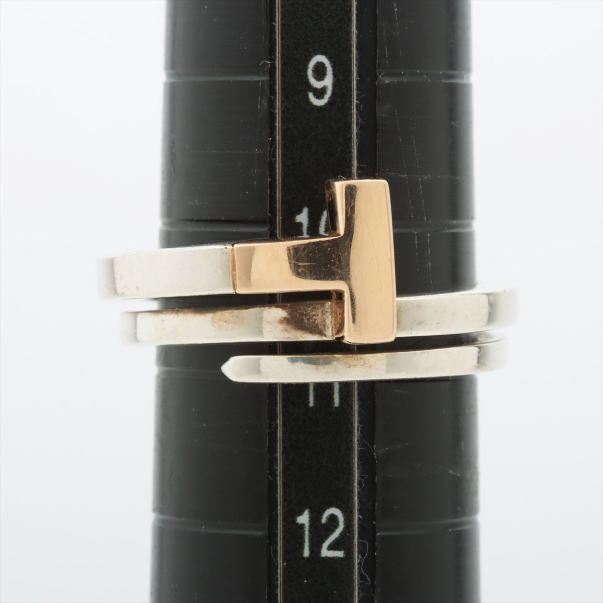 Tiffany T Square wraps rings 925×750 5.9g Gold × Silver