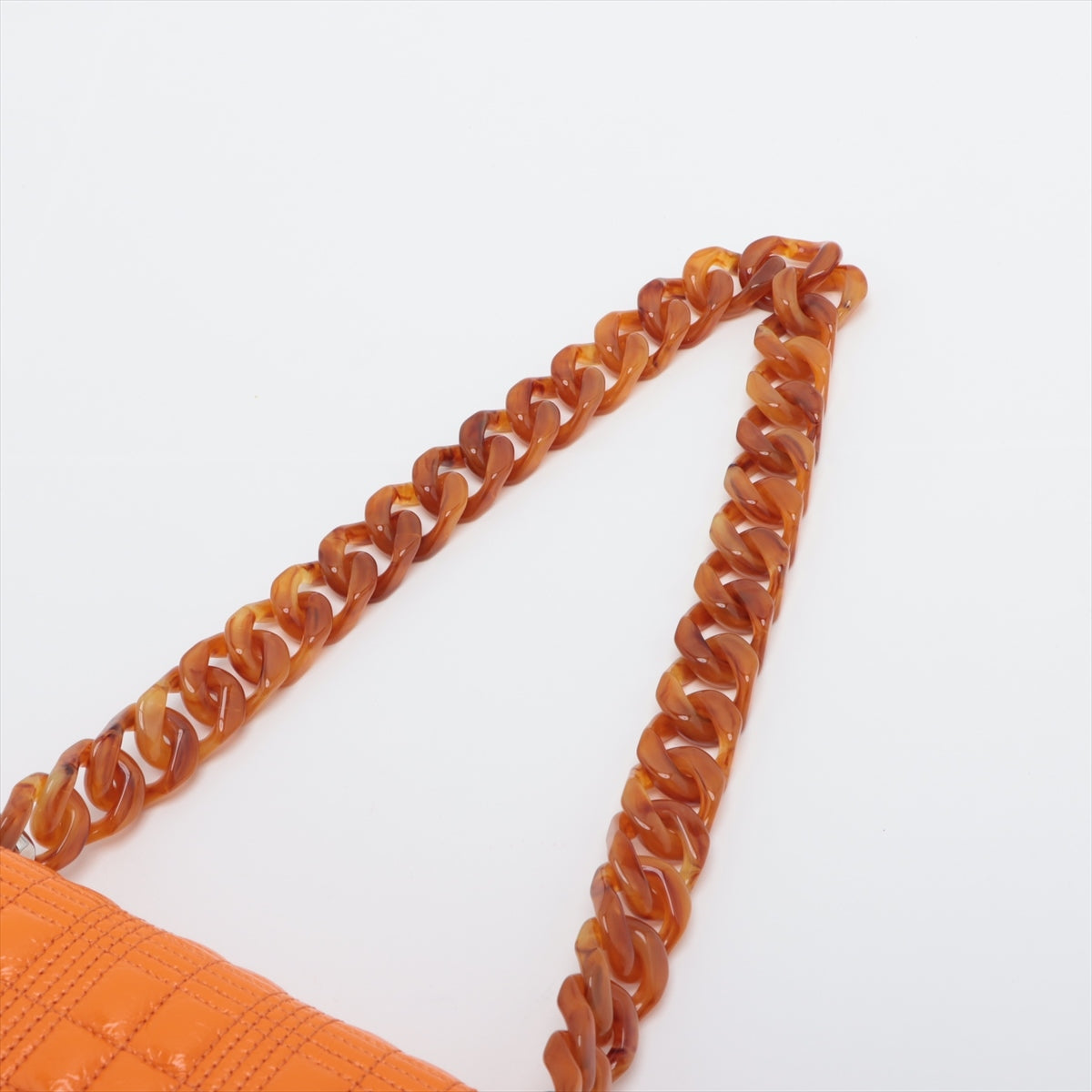 Burberry Leather Chain shoulder bag Orange