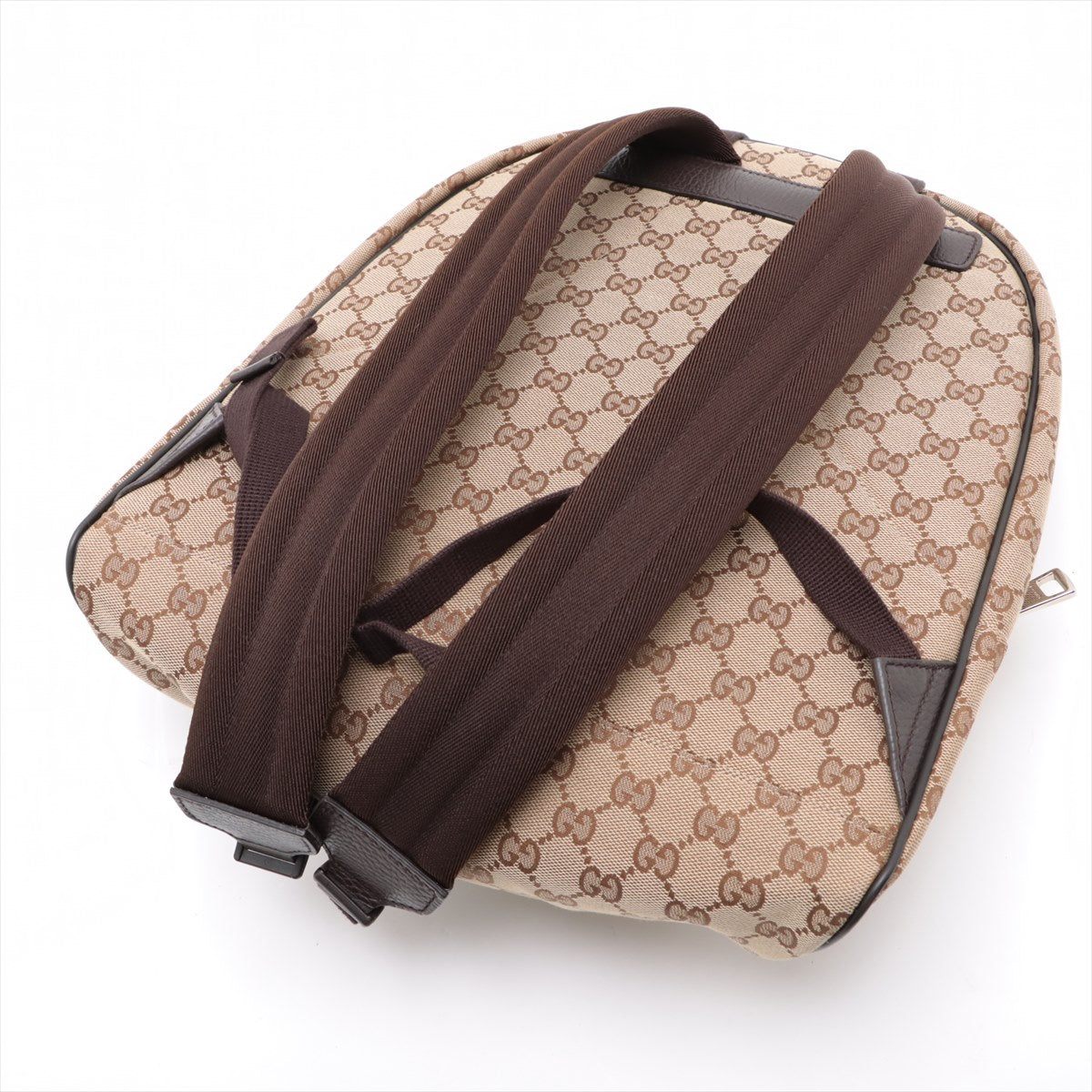 Gucci GG Canvas Backpack Brown 449906