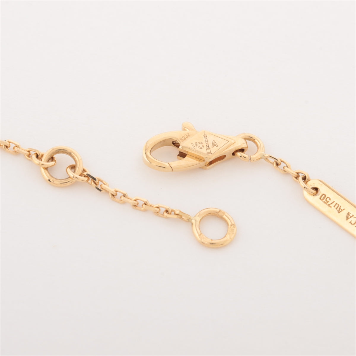 Van Cleef & Arpels Sweet Alhambra shells Bracelet 750(YG) 1.8g VCARF68800