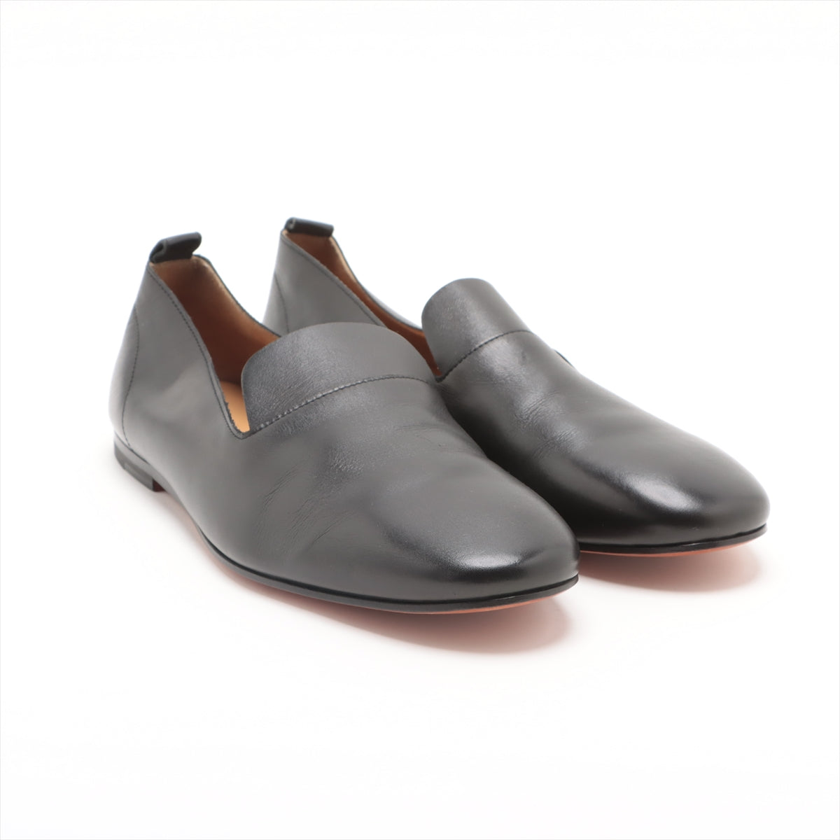 Hermès Leather Loafer 42 Men's Black