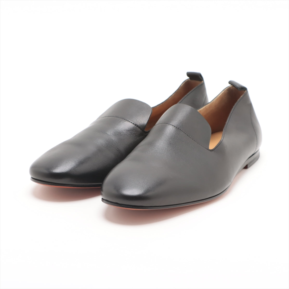 Hermès Leather Loafer 42 Men's Black