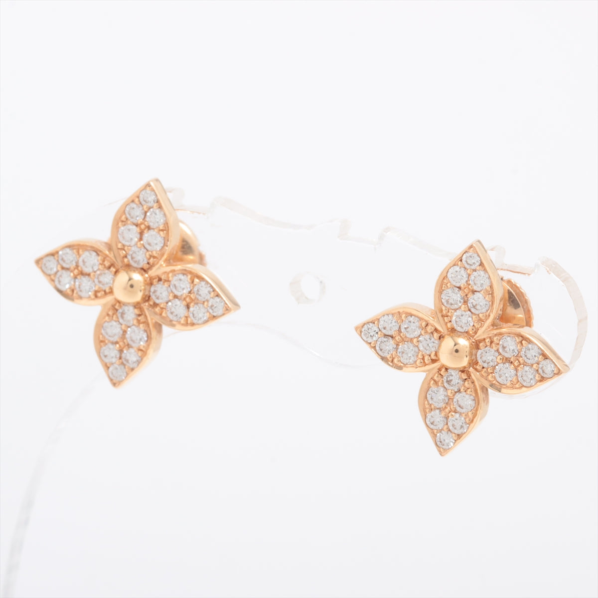 Louis Vuitton Puz Star Blossom diamond Piercing jewelry 750(PG) 3.7g