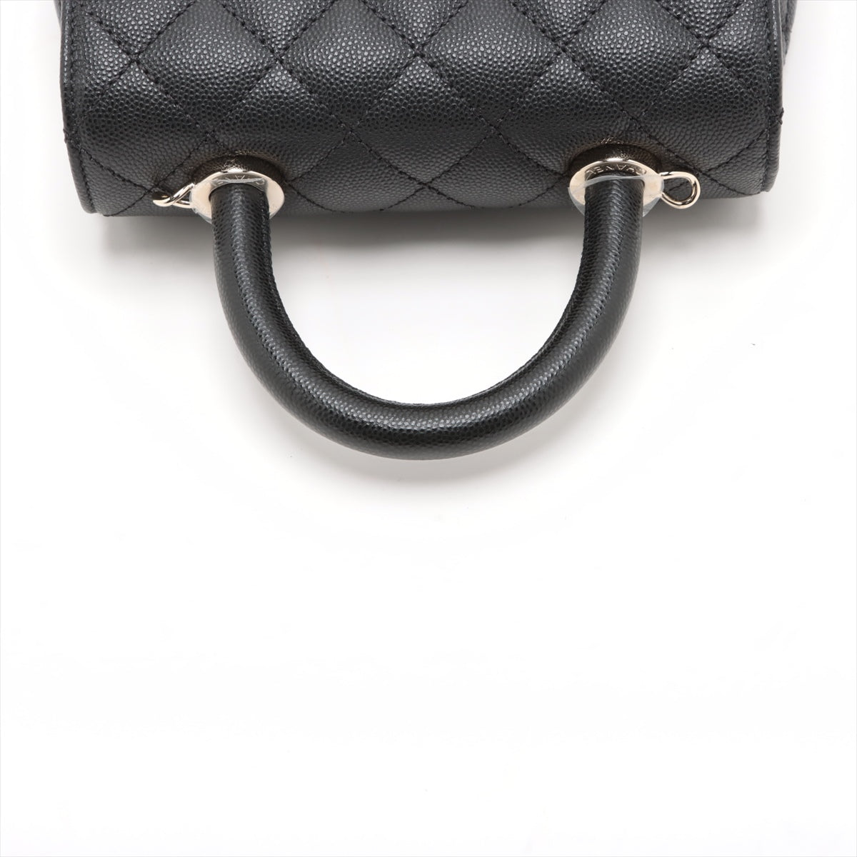 Chanel Coco Handle Caviarskin 2way shoulder bag Black Gold Metal fittings