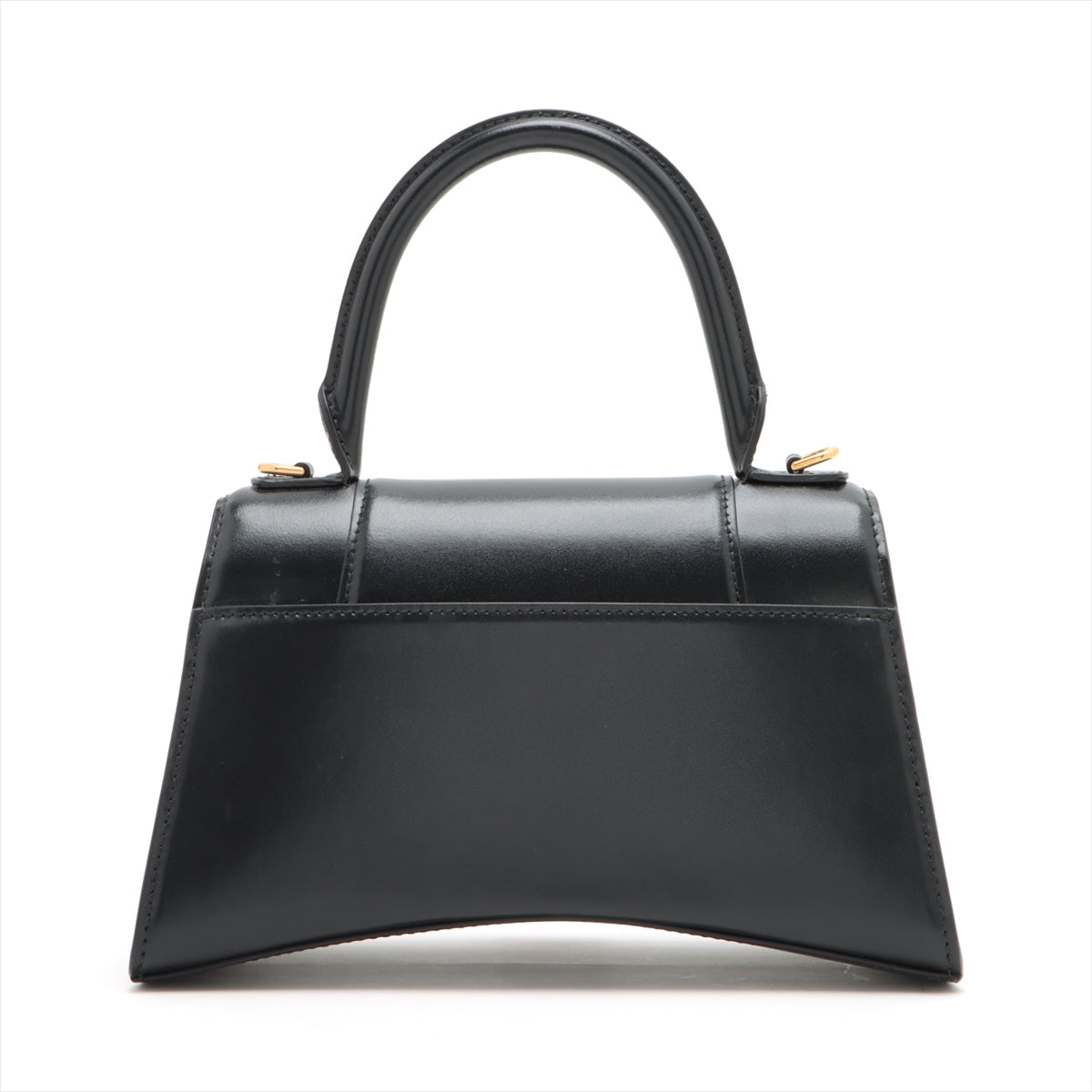 Balenciaga Hourglass Leather 2way handbag Black 593546