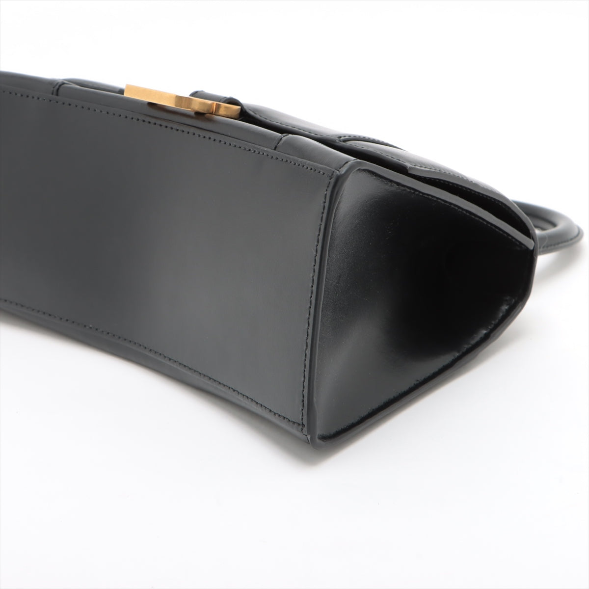 Balenciaga Hourglass Leather 2way handbag Black 593546