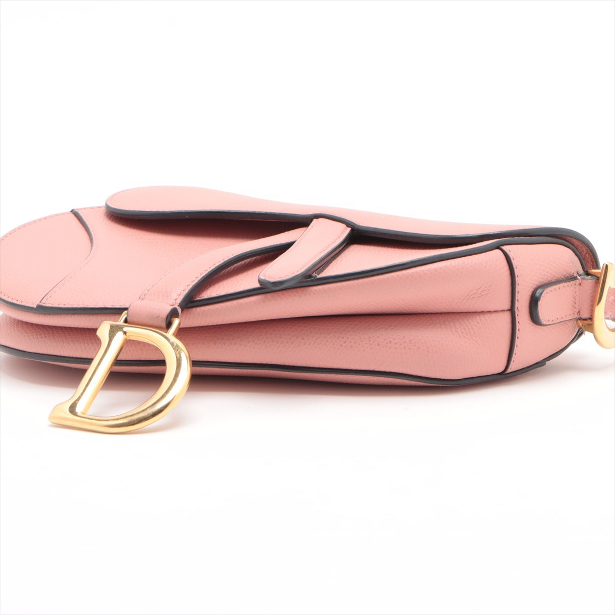 Christian Dior Saddle Leather Shoulder bag Pink