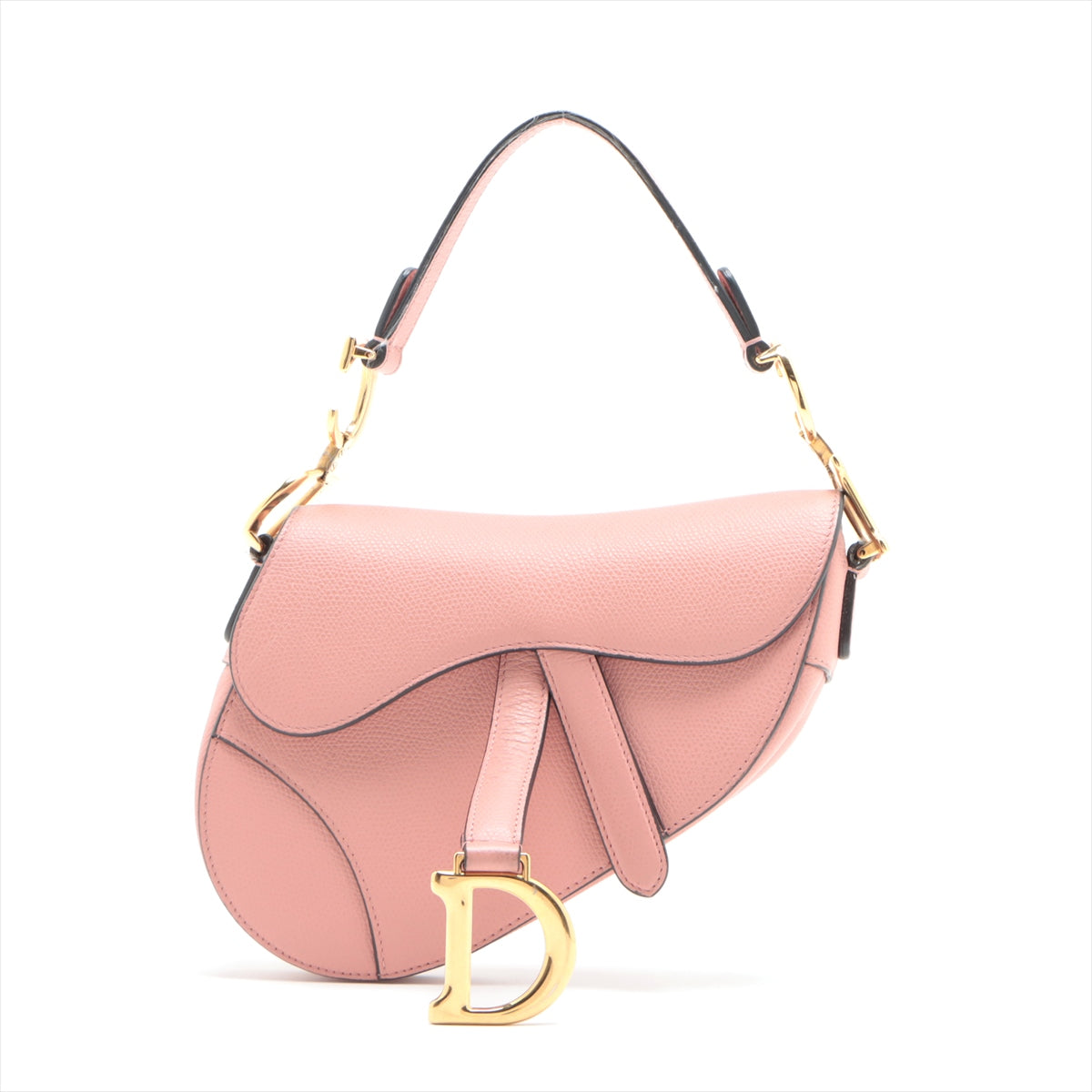 Christian Dior Saddle Leather Shoulder bag Pink