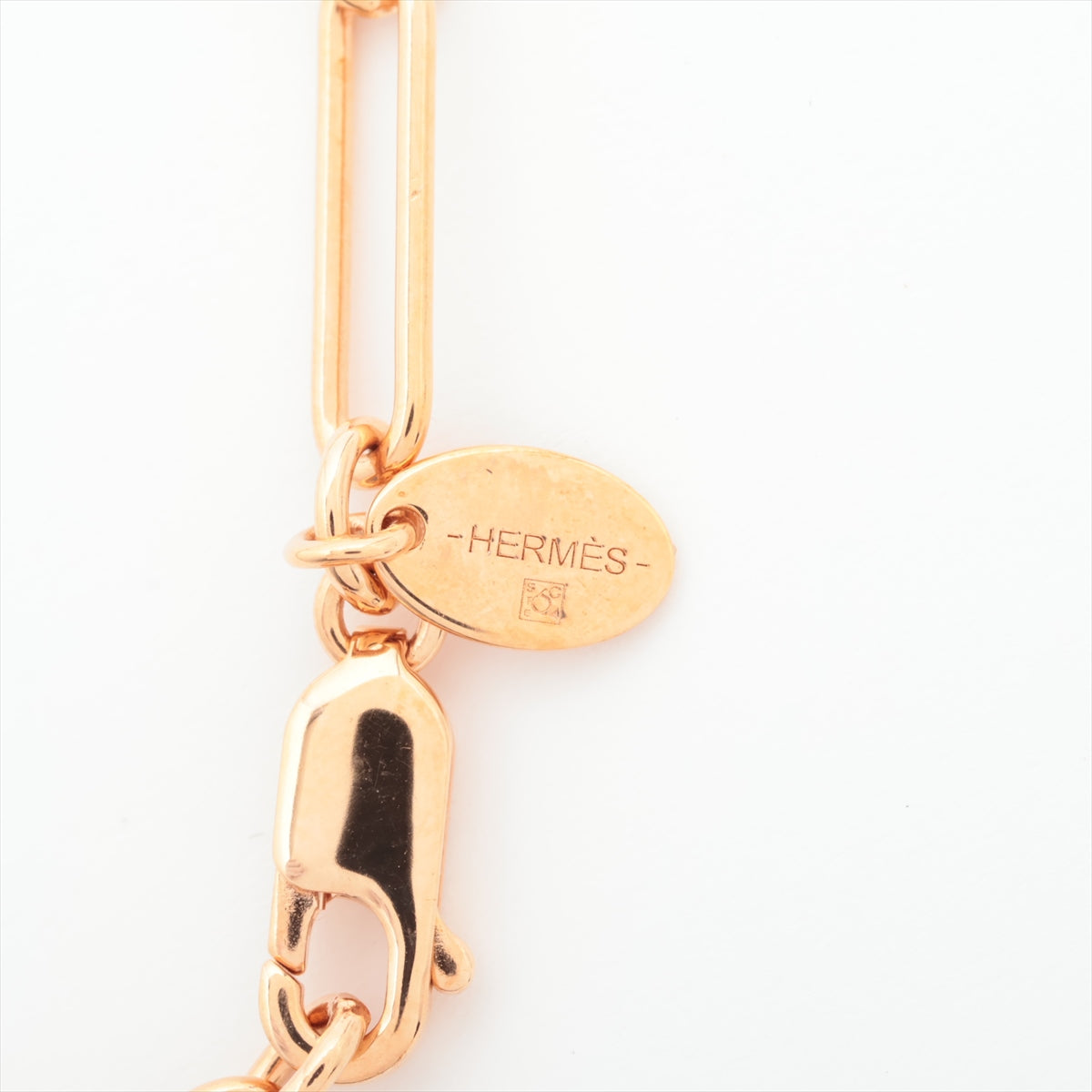 Hermès Elite Jeukestor PM Necklace GP & leather gold x pin g Gold x pink Wears Losing luster Yes