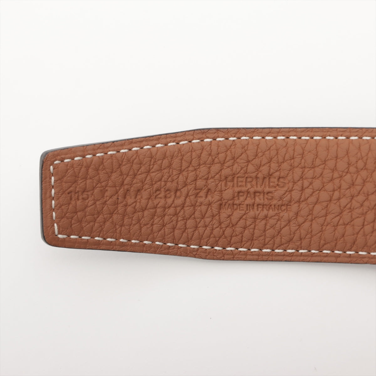 Hermès H Belt Y:2020 Belt 115 Leather Black Scratched Peeling Stained Discoloration With odor