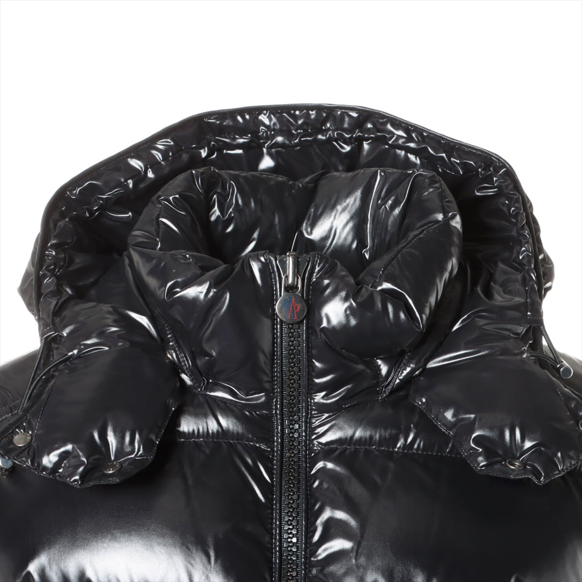 Moncler MAYA 19-year Nylon Down jacket 2 Men's Black  Removable hood