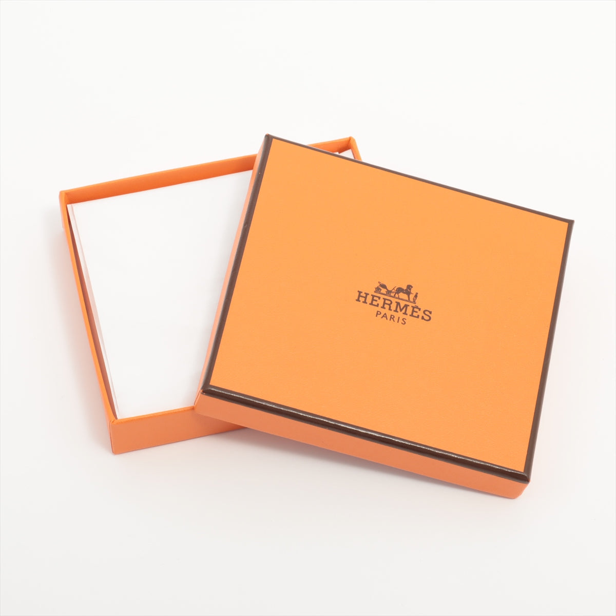 Hermès Azap mini Silk Inn Veau Epsom Coin case Orange Silver Metal fittings B: 2023