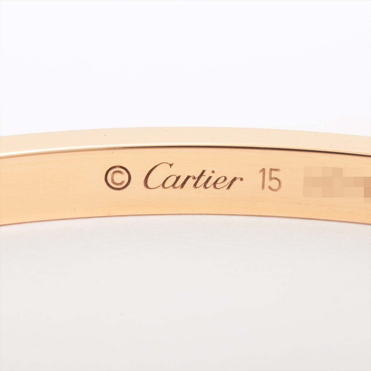 Cartier Love SM Bracelet 750(PG) 16.8g 15 With screwdriver