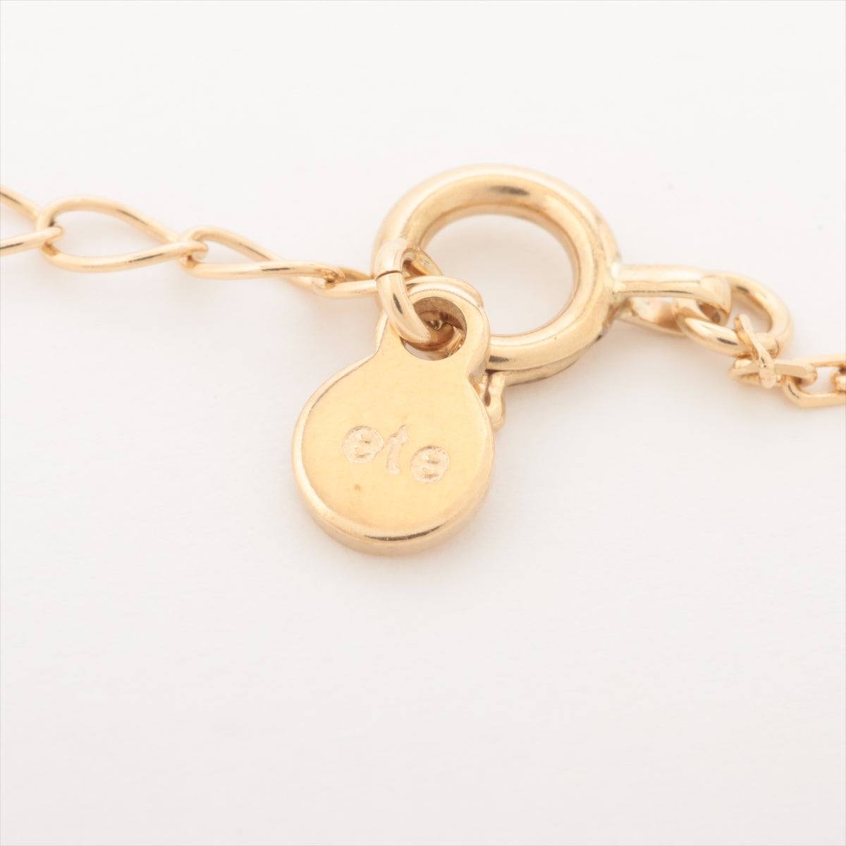 ete Necklace chain K10(PG) 1.3g