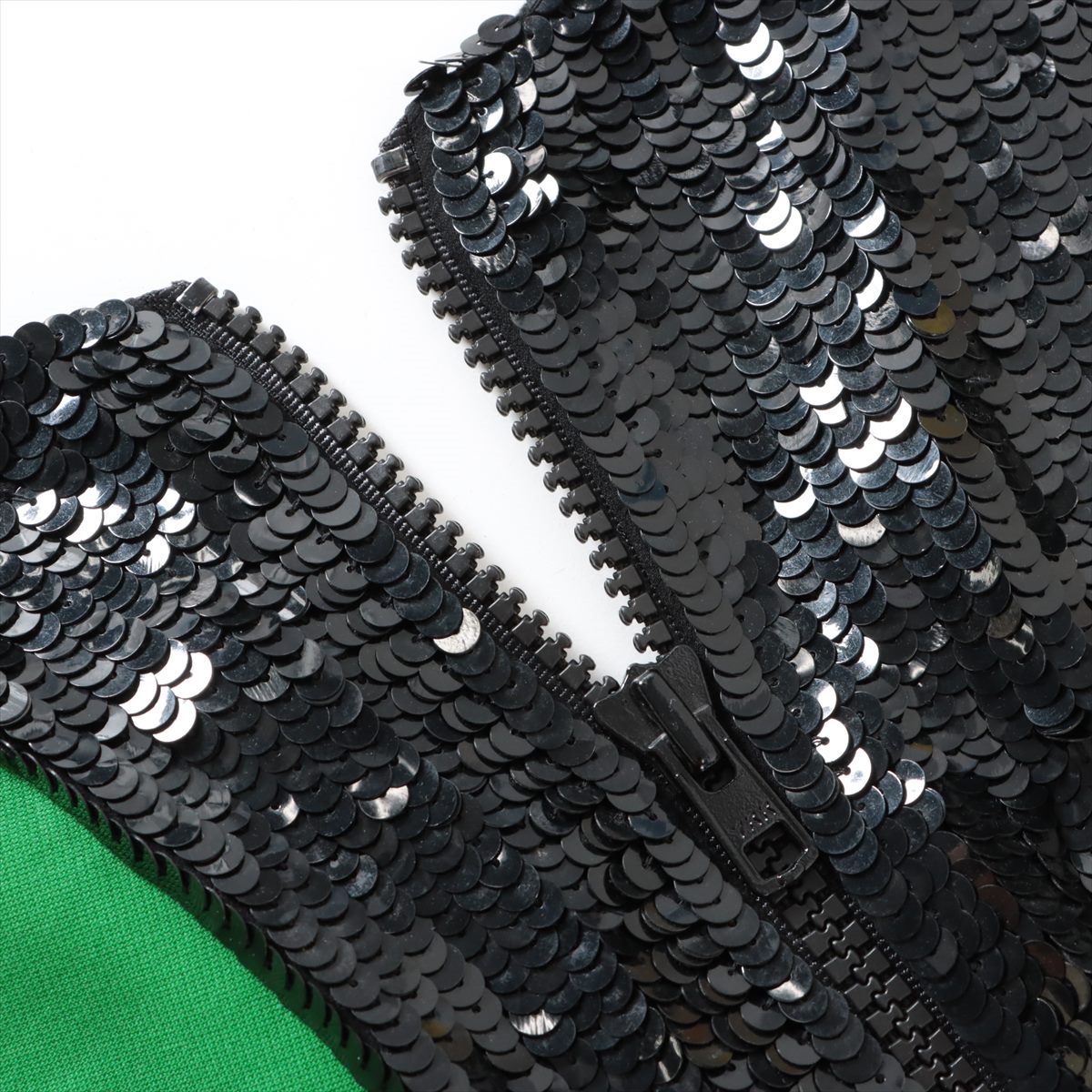 Emilio Pucci Rayon × Silk Dress IT40 Ladies' Black x green  Sequins 41RH37