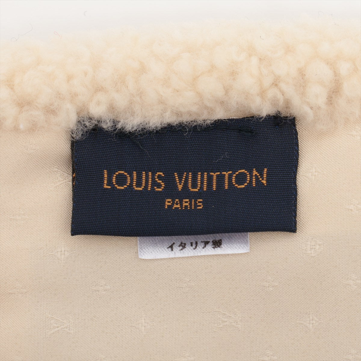 Louis Vuitton M76452 Echarpe Shirring ram AL0230 Scarf Shearing White