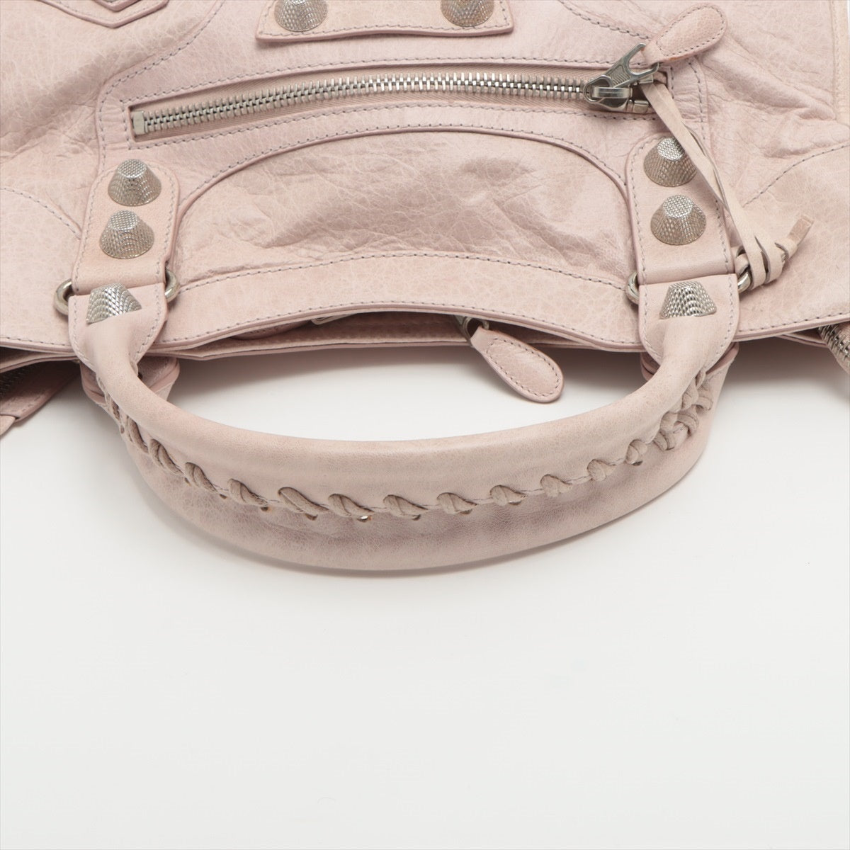 Balenciaga THE GIANTCITY Leather 2way handbag Pink 173084