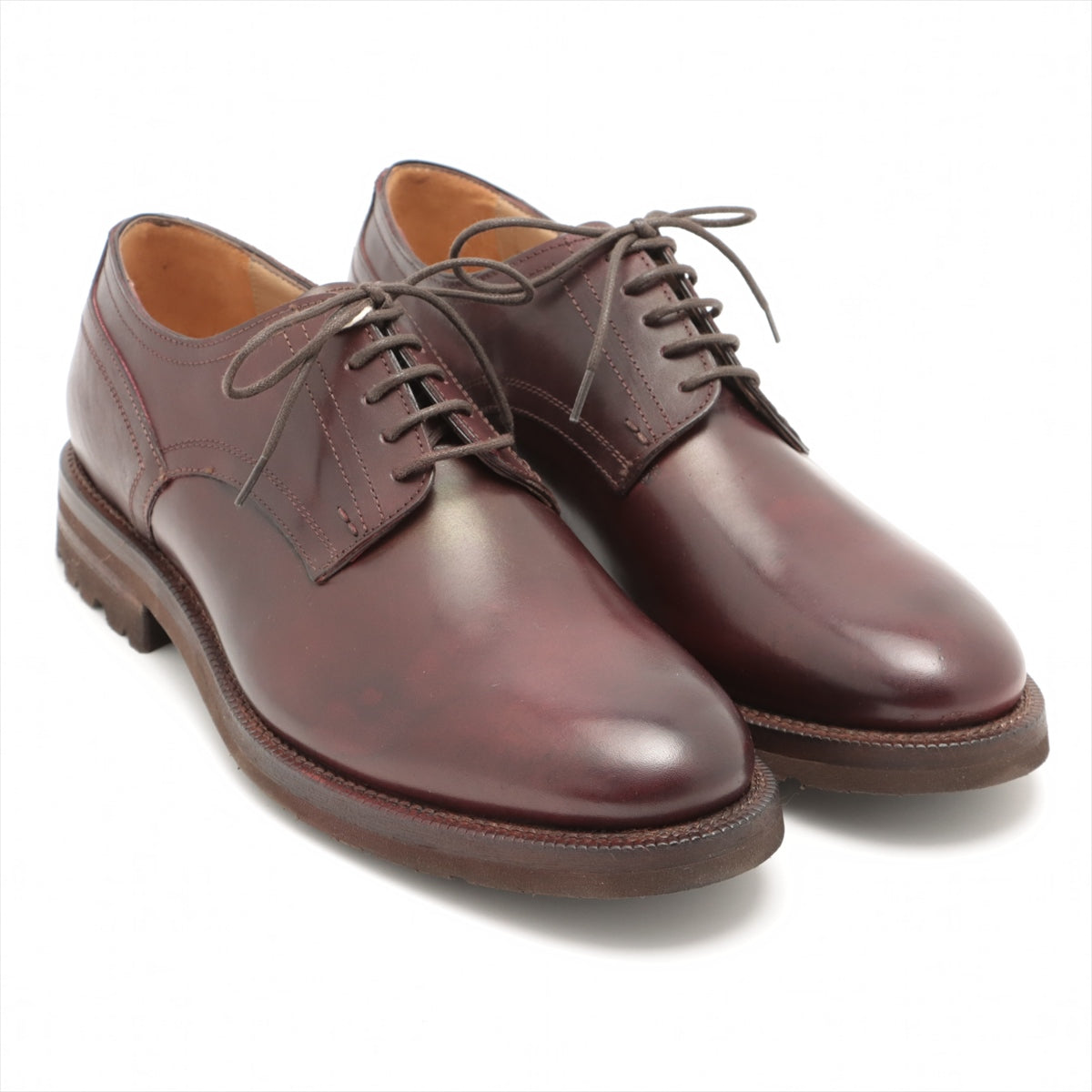 Stefano Branchini Leather Leather shoes 42 1/2 Men's Bordeaux SG332
