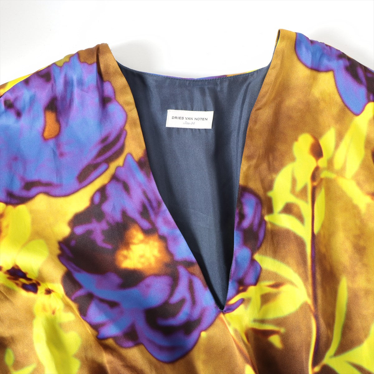 Dries van Noten Rayon × Silk Dress 34 Ladies' Multicolor