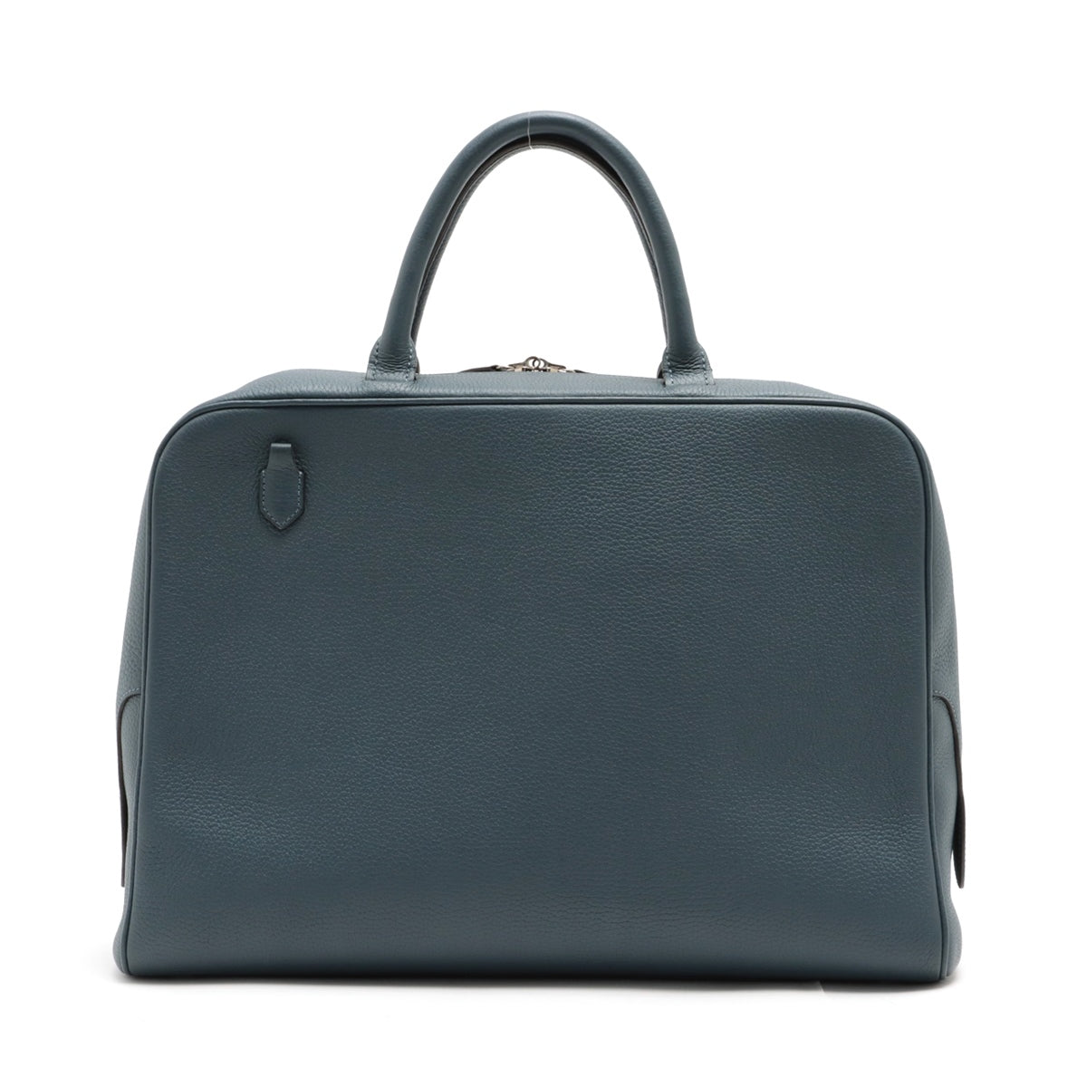 Moynat Leather Business bag Navy blue