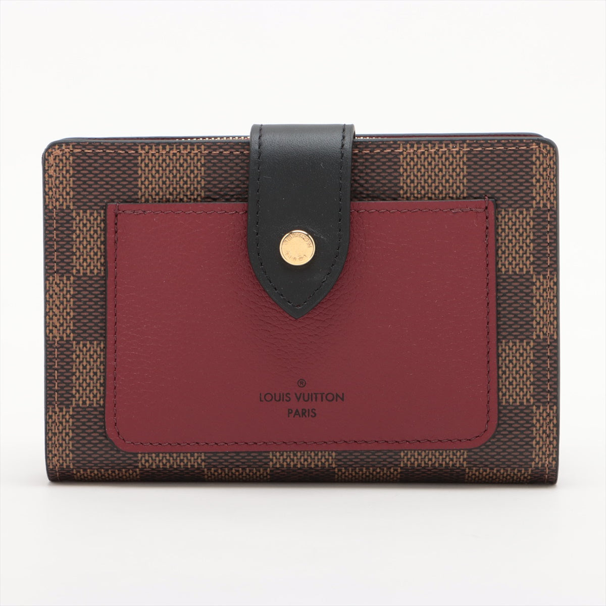 Louis Vuitton Damier Portefeuilles Juliette N60381 Bordeaux Compact Wallet