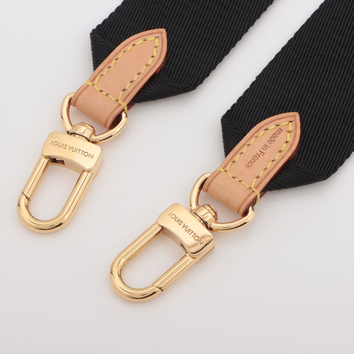 Louis Vuitton J02487 Shoulder strap PVC×Nylon Black × Brown
