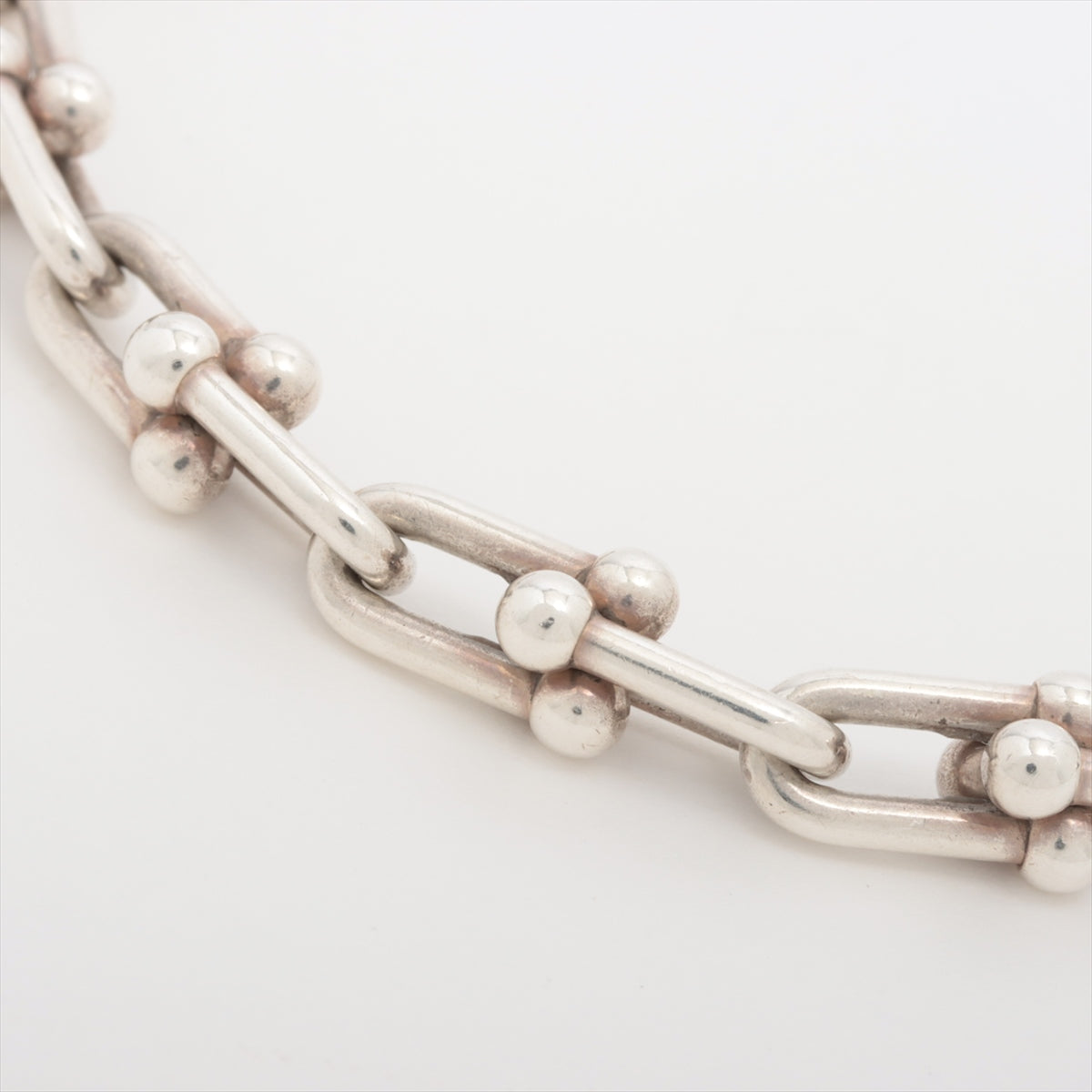 Tiffany Hardware rink Bracelet 925 16.7g Silver