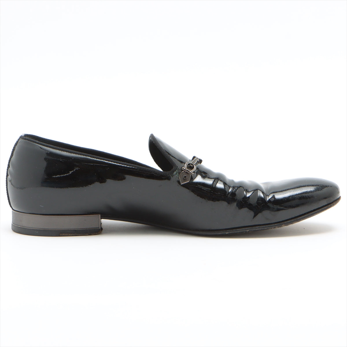 Louis Vuitton 13 years Patent leather Loafer 6 1/2 Men's Black ST0193