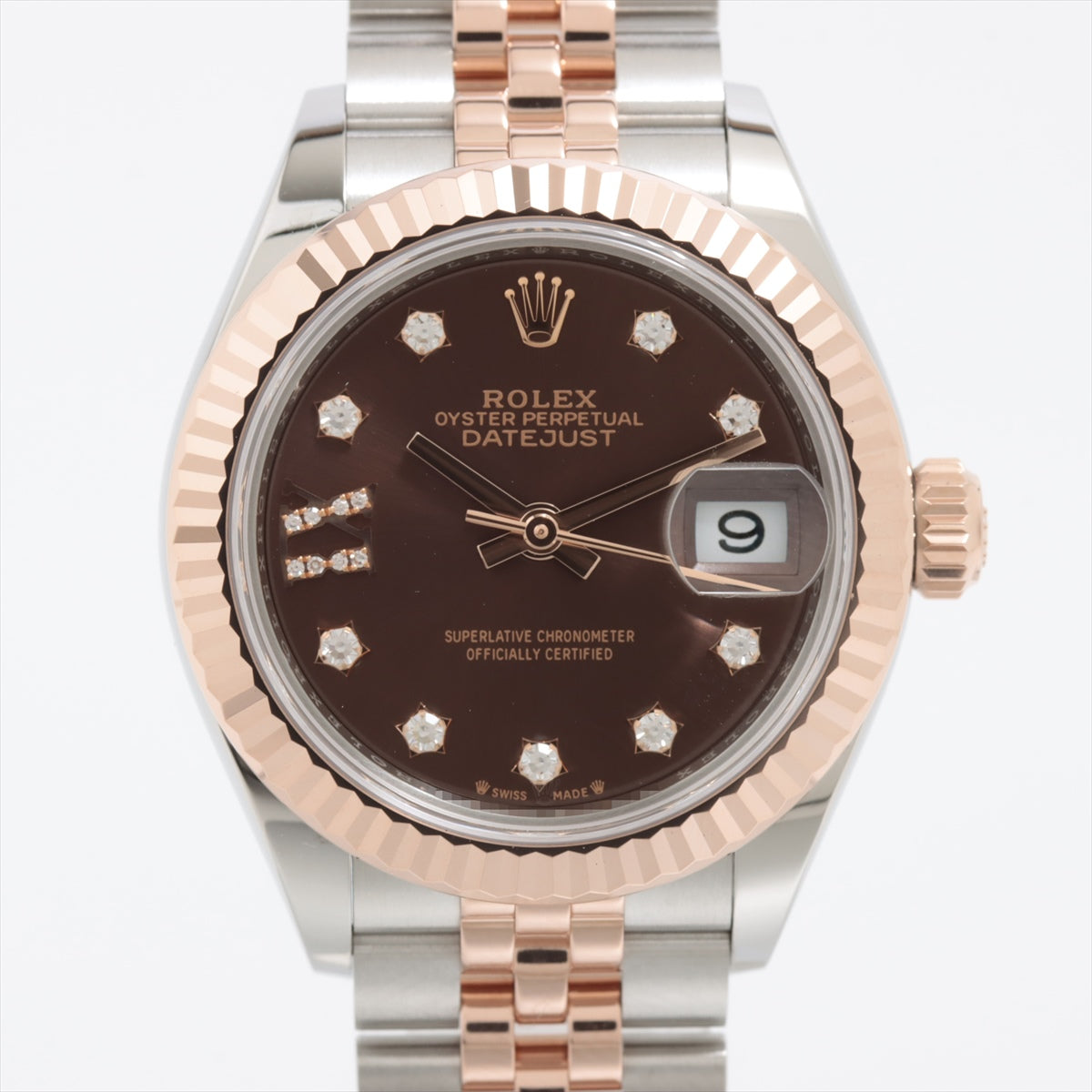 Rolex Datejust 279171G SS×PG AT Chocolate-Face Extra Link 4