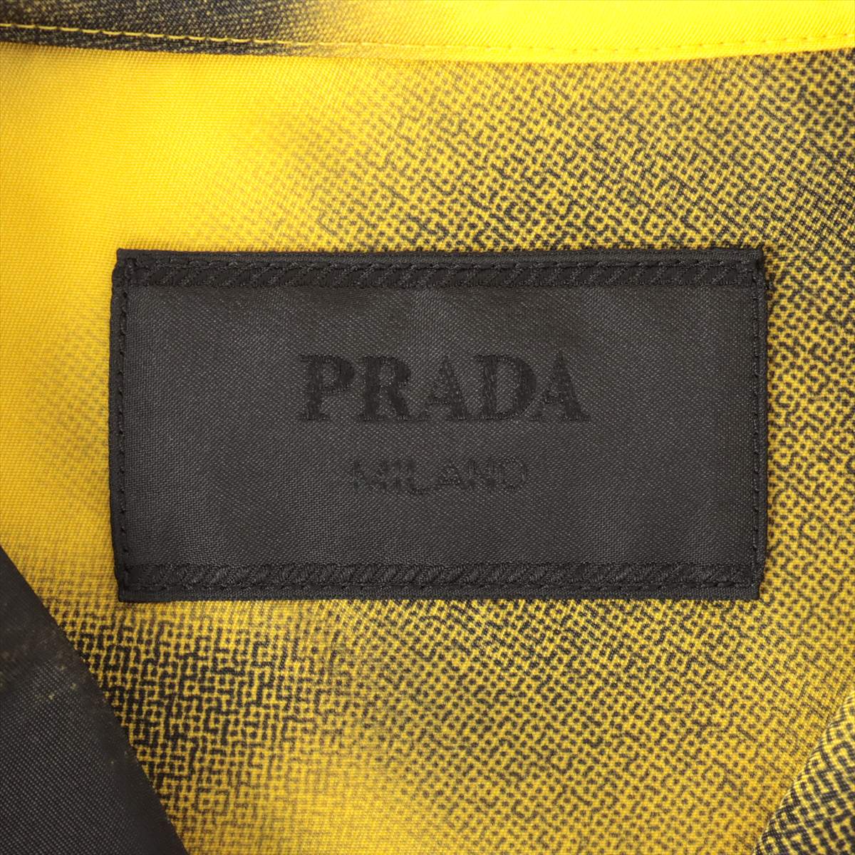 Prada Re Nylon Re Nylon 22 years Nylon Shirt 42 Men's Yellow  SC513 Triangle logo