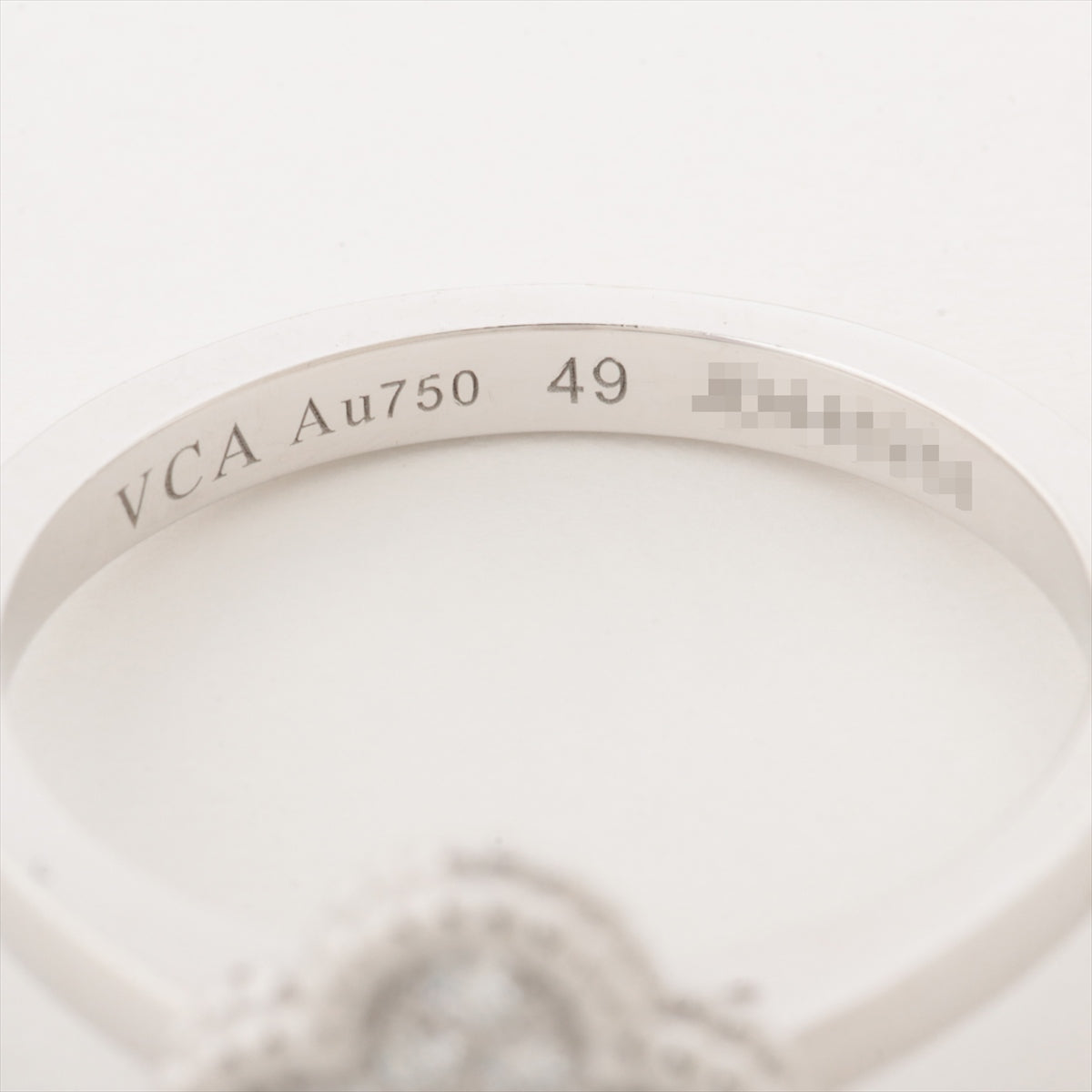 Van Cleef & Arpels Sweet Alhambra diamond rings 750(WG) 3.3g 49 VCARO85849