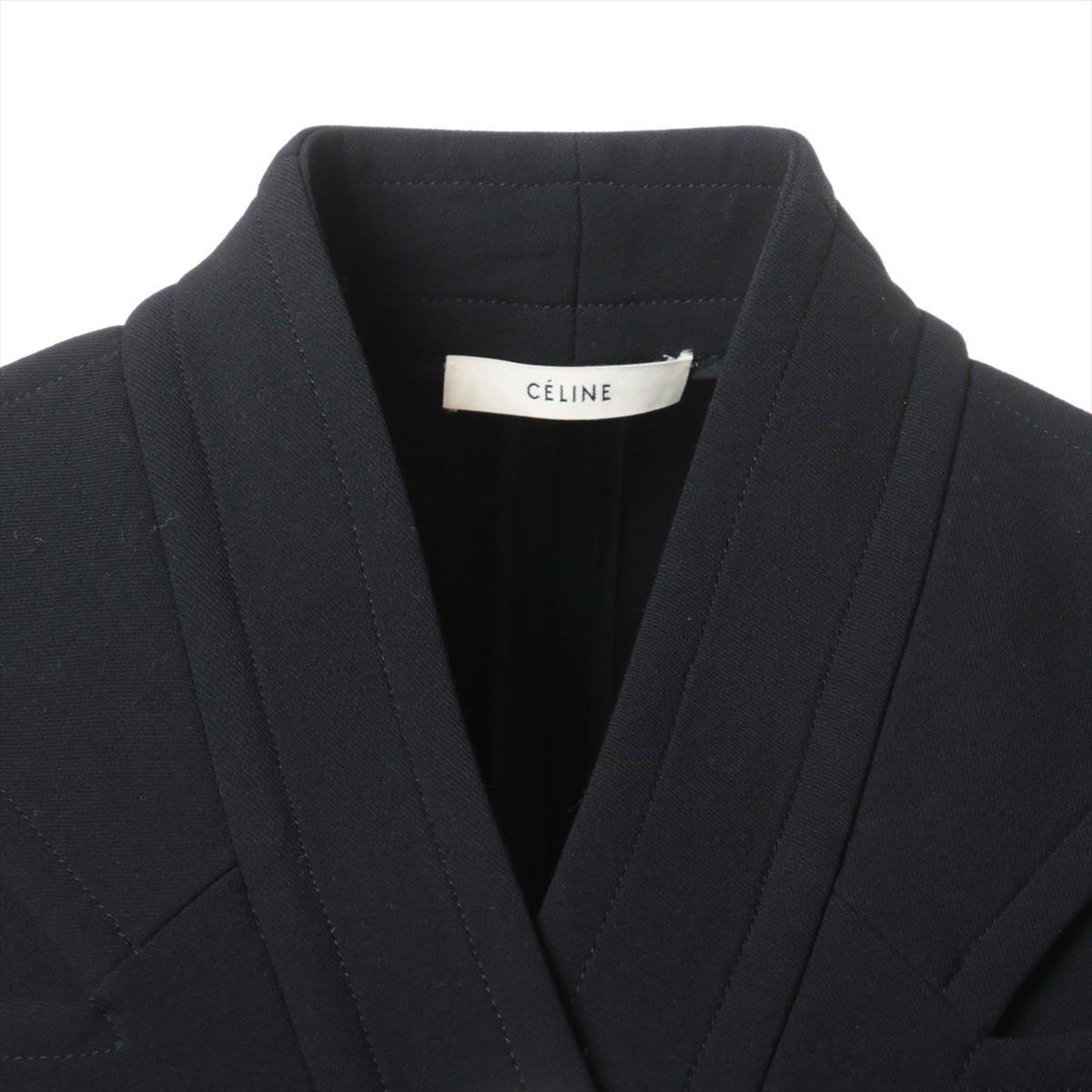 CELINE Phoebe Wool & nylon Jacket 36 Ladies' Black