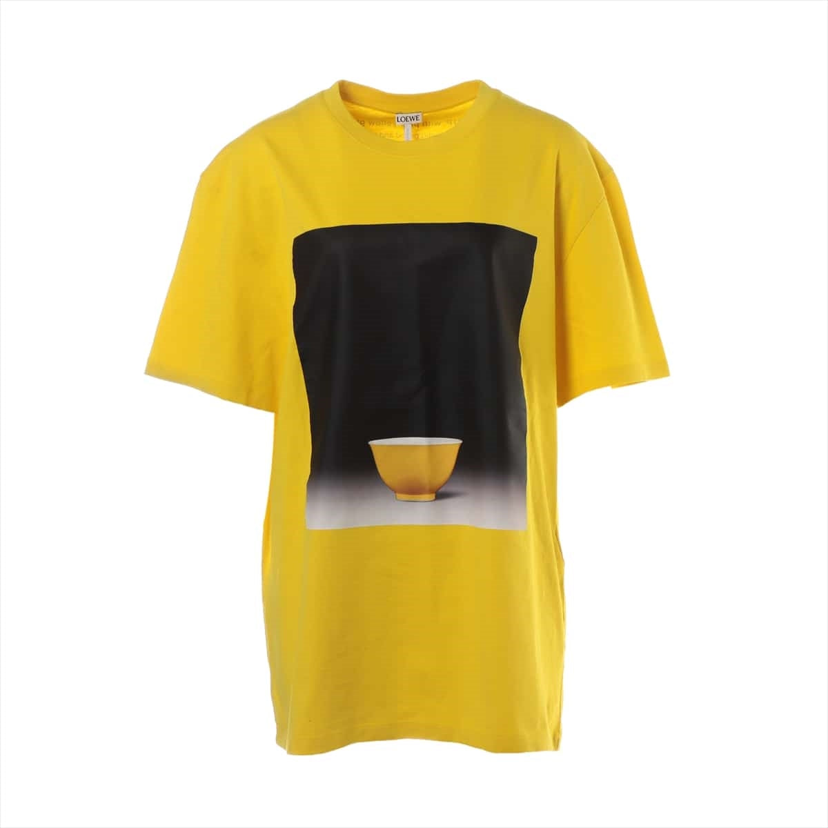 Loewe 23SS Cotton T-shirt M Ladies' Yellow  ceramic print H800Y22X19