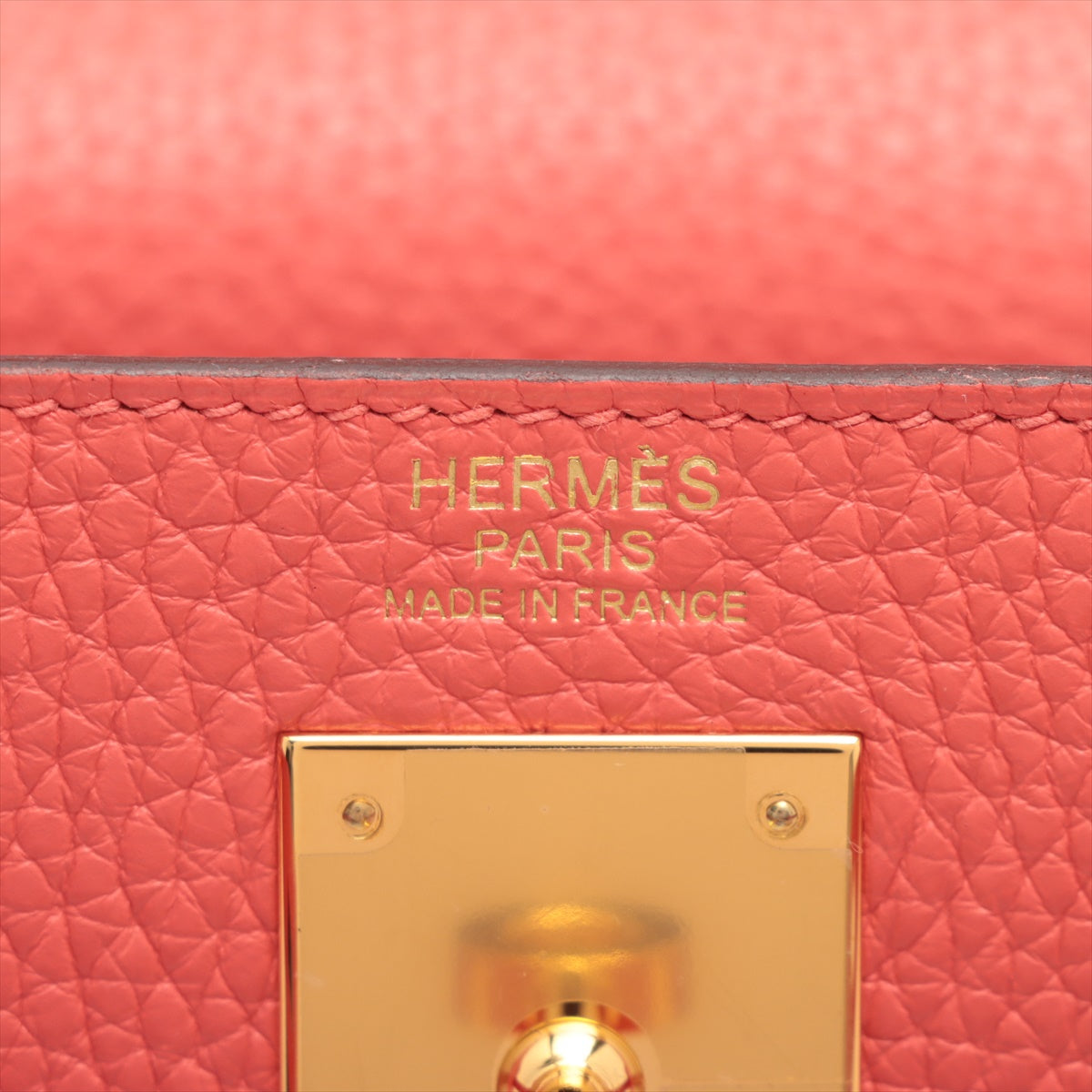 Hermès Kelly 28 Taurillon Clemence Bougainvillier Gold Metal fittings C: 2018