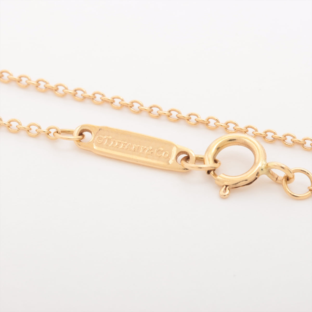 Tiffany T Smile Mini diamond Necklace 750(PG) 2.1g